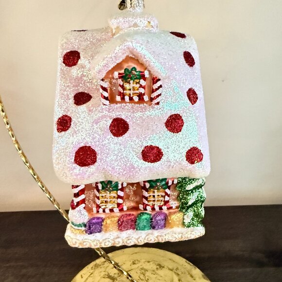Christopher Radko Sweet Gingerbread House Ornament - Oversized - Picture 4 of 4